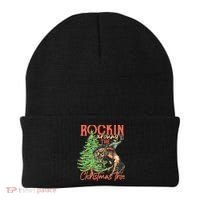 Funny Cow Horsing Rocking Around Christmas Tree Western Beanie thumb 0