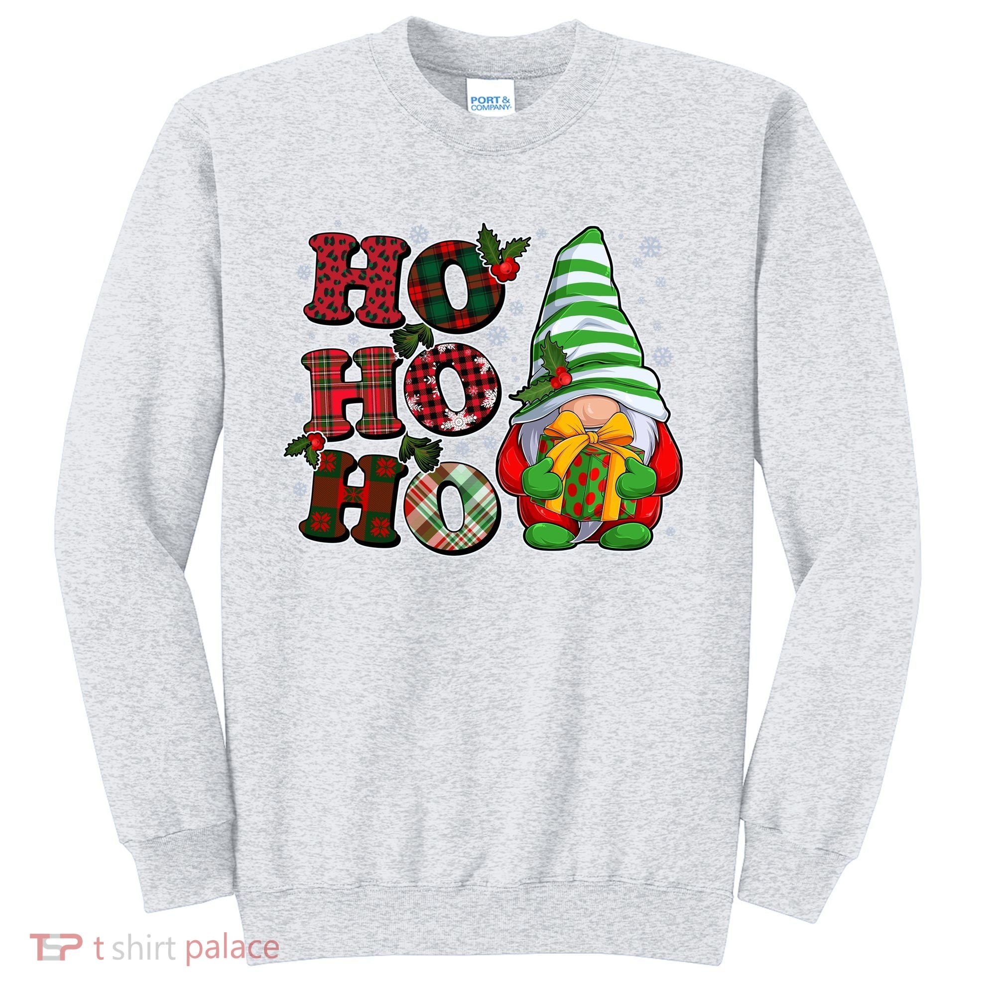 Funny Christmas Ho Ho Ho Gnome Sweatshirt