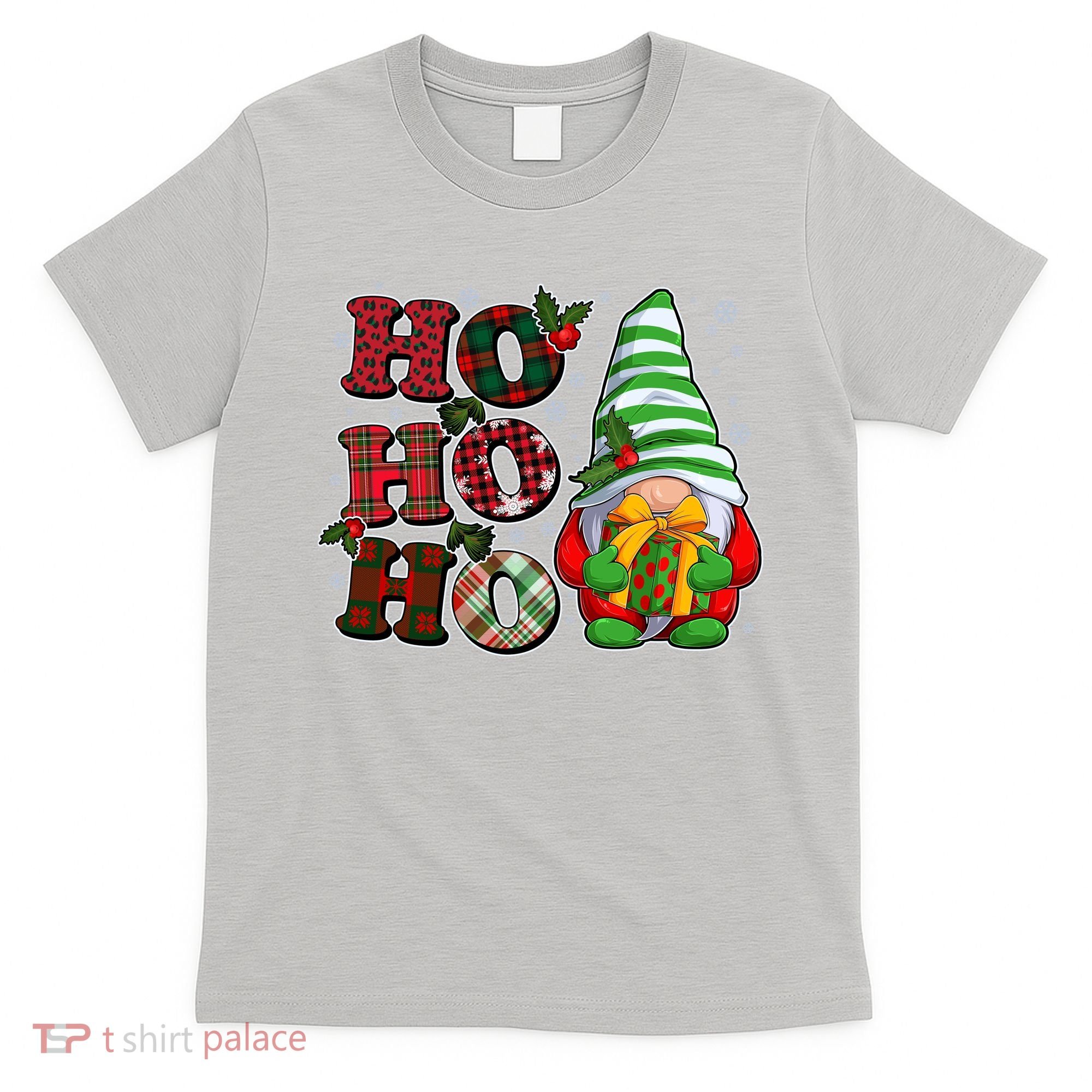 Funny Christmas Ho Ho Ho Gnome T-Shirt
