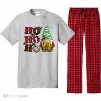 Funny Christmas Ho Ho Ho Gnome Pajama Set thumb 0
