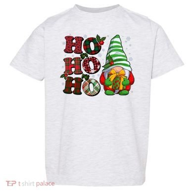 Funny Christmas Ho Ho Ho Gnome Toddler T-Shirt