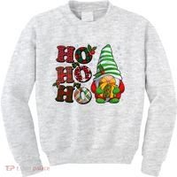 Funny Christmas Ho Ho Ho Gnome Kids Sweatshirt thumb 0