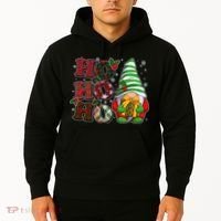 Funny Christmas Ho Ho Ho Gnome Hoodie thumb 2