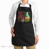 Funny Christmas Ho Ho Ho Gnome Apron thumb 2