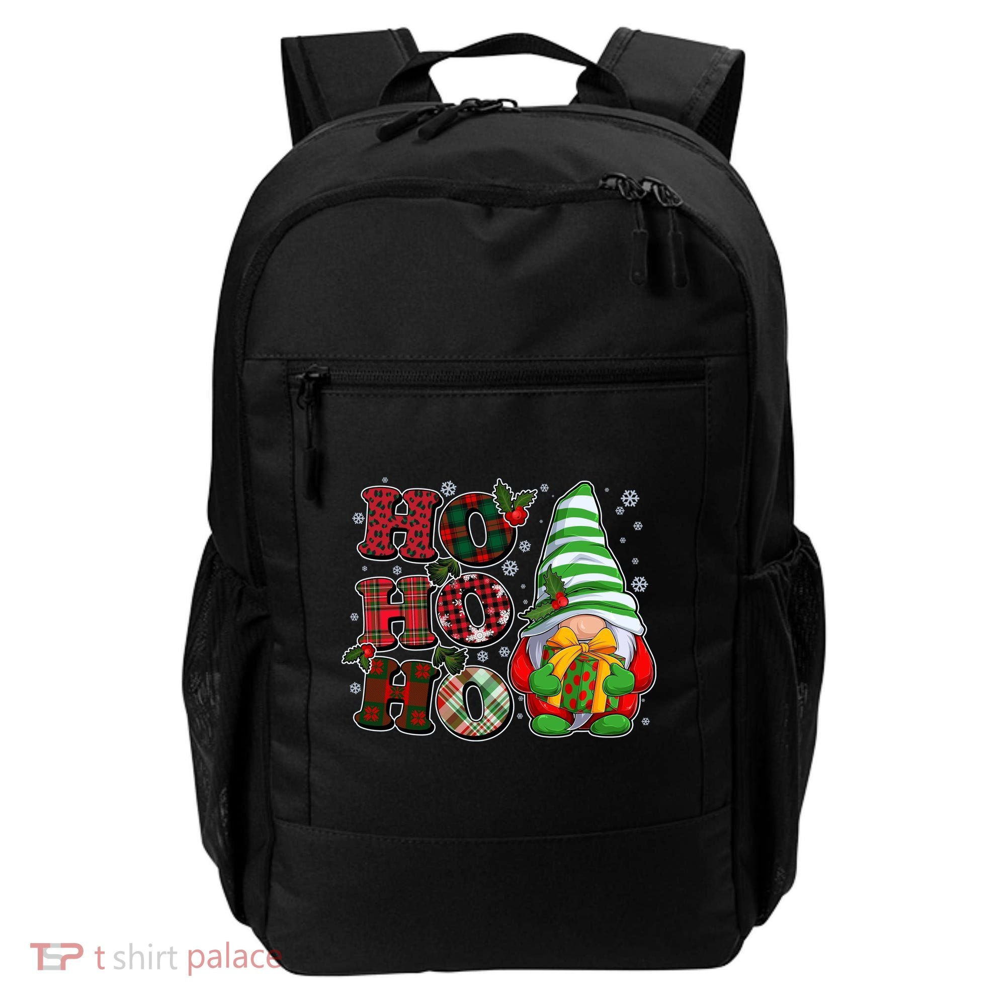 Funny Christmas Ho Ho Ho Gnome Backpack