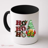 Funny Christmas Ho Ho Ho Gnome Coffee Mug thumb 0