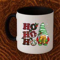 Funny Christmas Ho Ho Ho Gnome Coffee Mug thumb 2