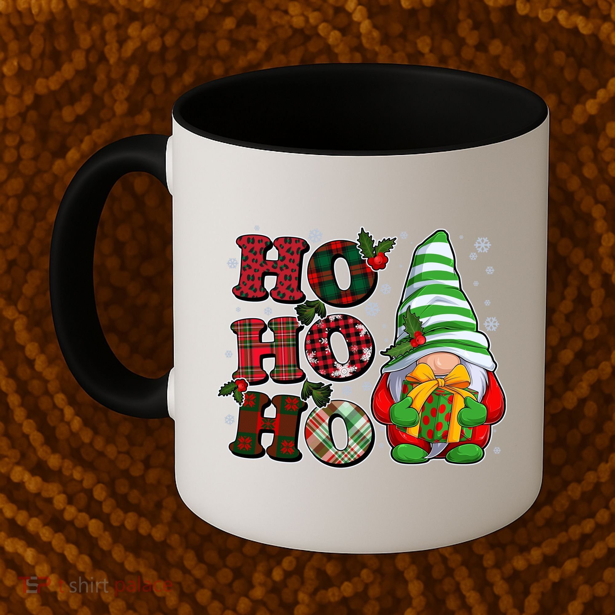 Funny Christmas Ho Ho Ho Gnome Coffee Mug