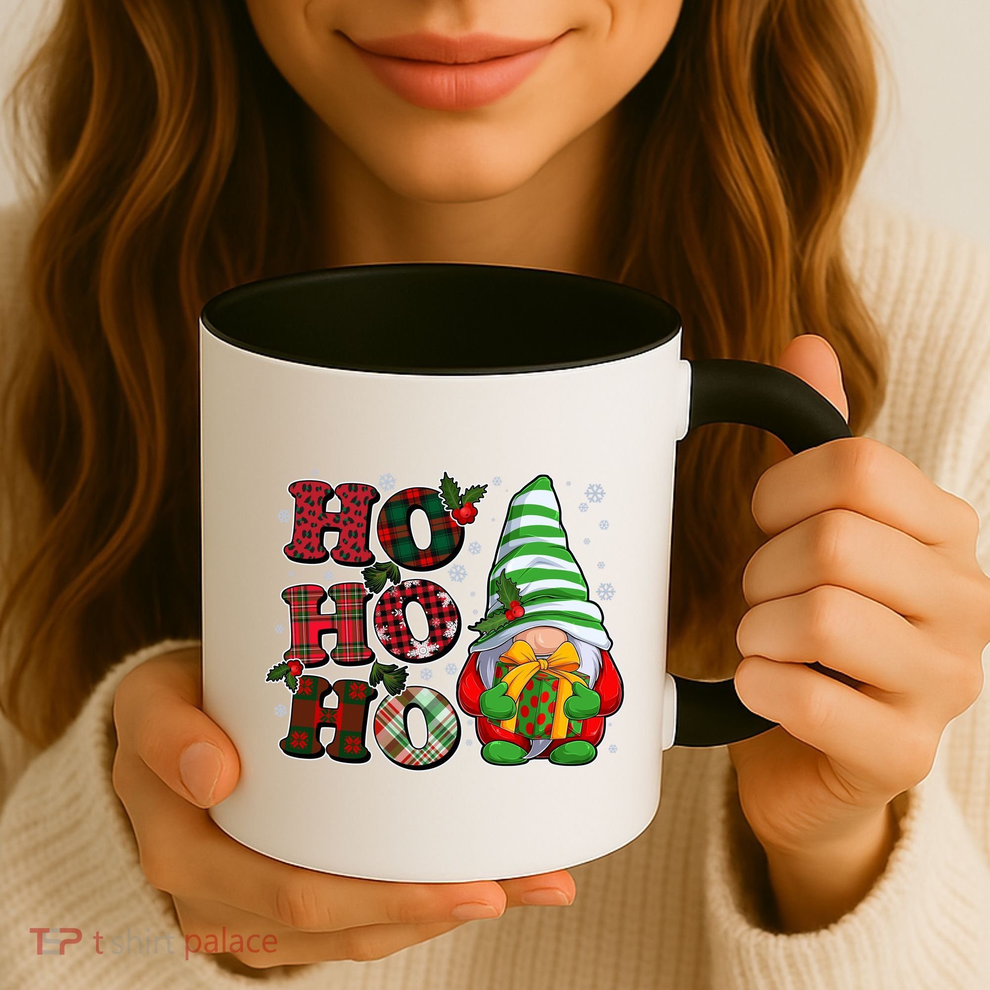 Funny Christmas Ho Ho Ho Gnome Coffee Mug