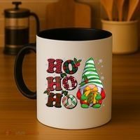 Funny Christmas Ho Ho Ho Gnome Coffee Mug thumb 4