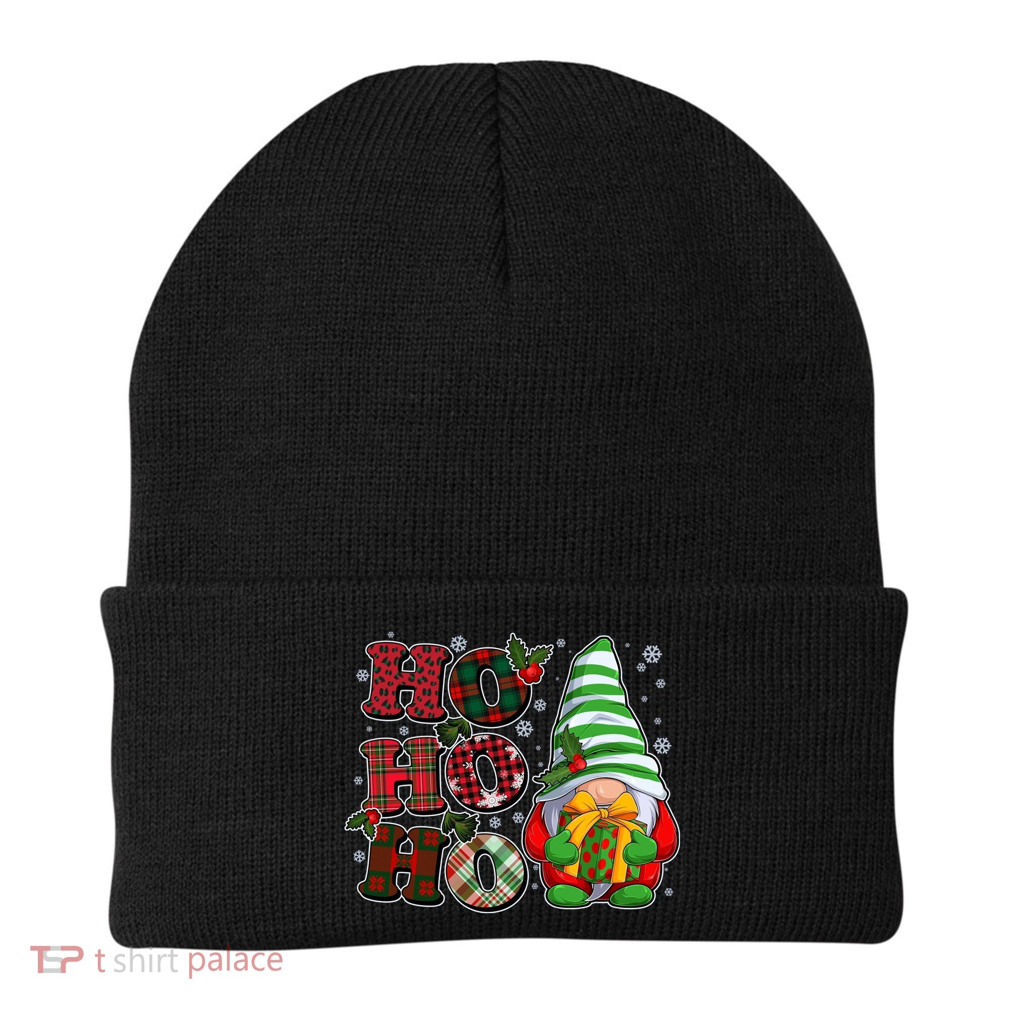 Funny Christmas Ho Ho Ho Gnome Beanie