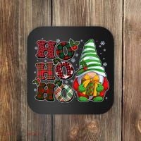 Funny Christmas Ho Ho Ho Gnome Coaster thumb 0