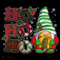 Funny Christmas Ho Ho Ho Gnome Women's Hoodie thumb 2