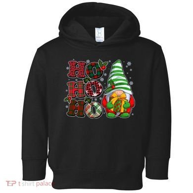 Funny Christmas Ho Ho Ho Gnome Toddler Hoodie