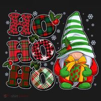 Funny Christmas Ho Ho Ho Gnome Women's Long Sleeve Shirt thumb 2