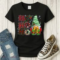 Funny Christmas Ho Ho Ho Gnome Women's T-Shirt thumb 3