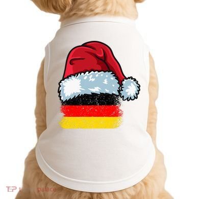 Funny Christmas Hat For Happy Germany Costume Doggie Tank