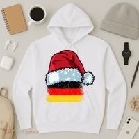 Funny Christmas Hat For Happy Germany Costume Hoodie thumb 3