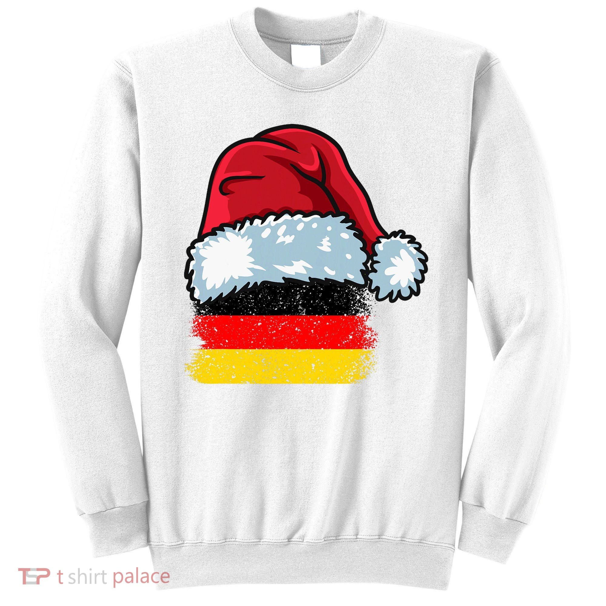 Funny Christmas Hat For Happy Germany Costume Sweatshirt