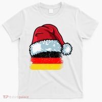 Funny Christmas Hat For Happy Germany Costume T-Shirt thumb 0