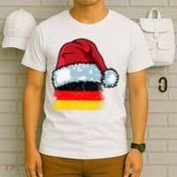 Funny Christmas Hat For Happy Germany Costume T-Shirt thumb 6