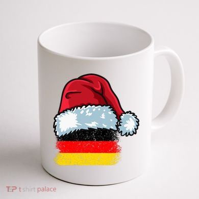 Funny Christmas Hat For Happy Germany Costume Coffee Mug back