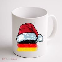 Funny Christmas Hat For Happy Germany Costume Coffee Mug thumb 1