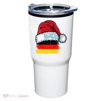 Funny Christmas Hat For Happy Germany Costume Tumbler thumb 0