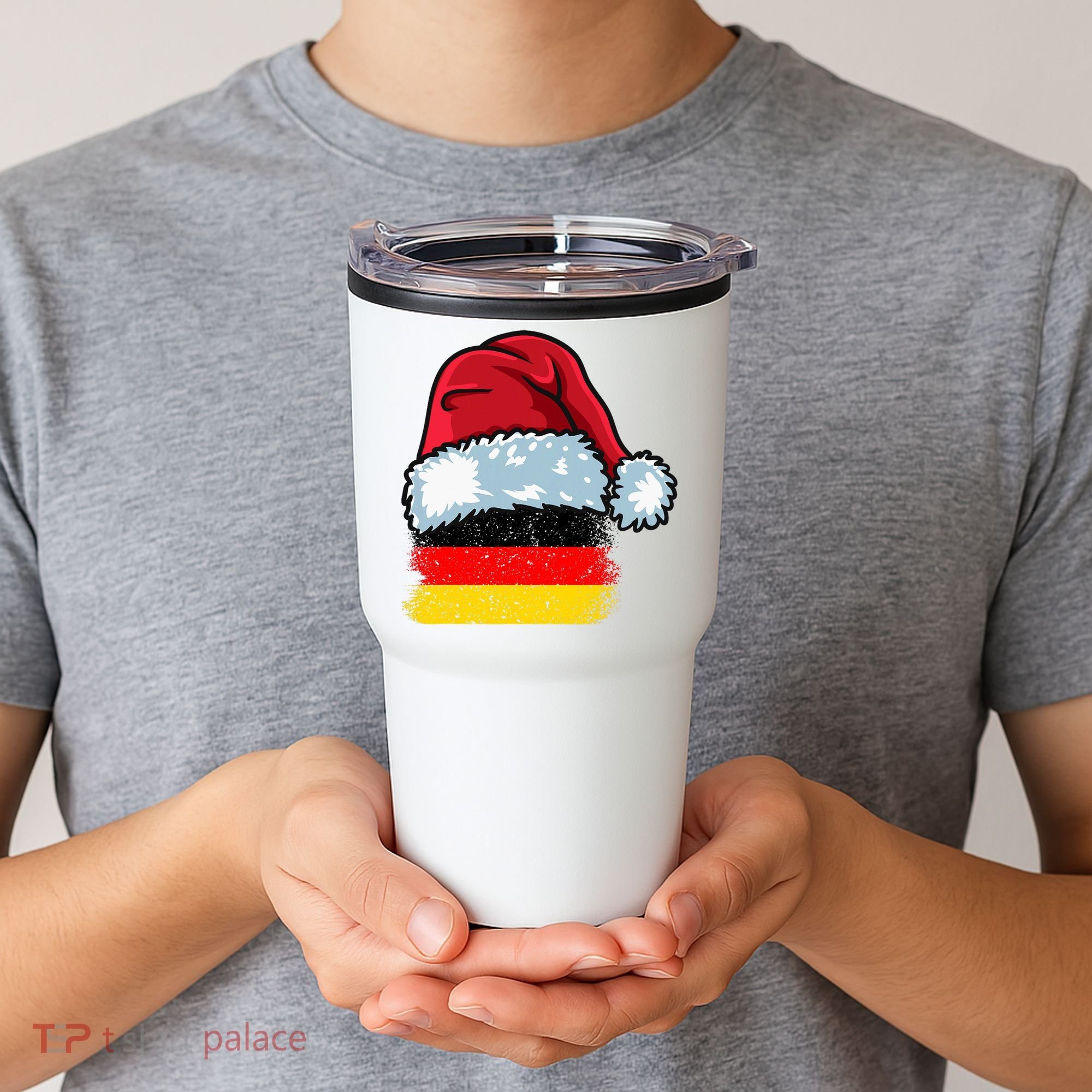 Funny Christmas Hat For Happy Germany Costume Tumbler