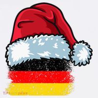 Funny Christmas Hat For Happy Germany Costume Tank Top thumb 6