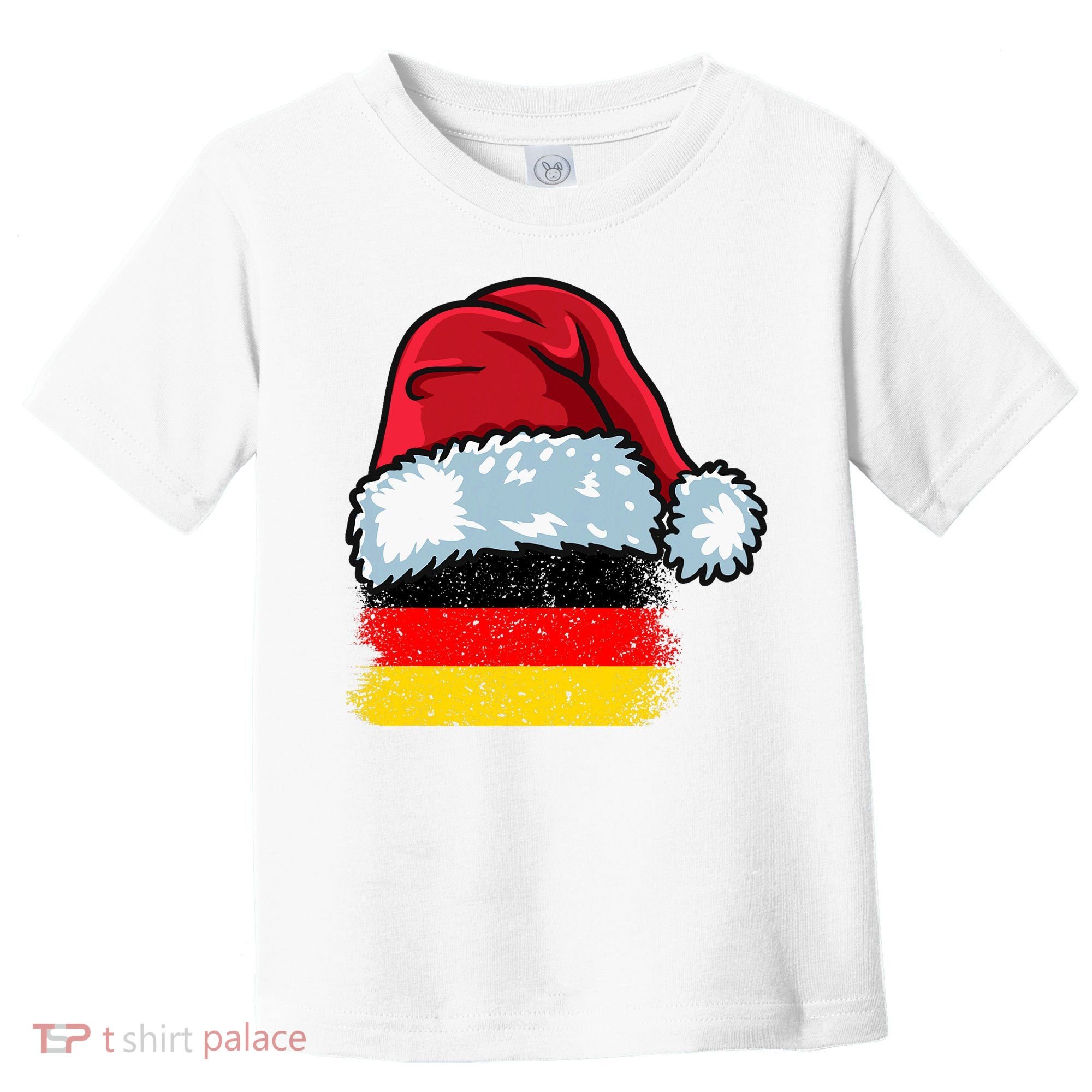 Funny Christmas Hat For Happy Germany Costume Toddler T-Shirt