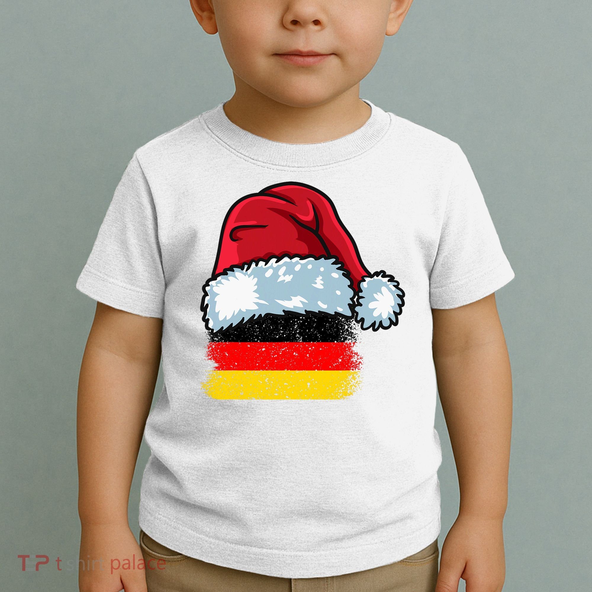Funny Christmas Hat For Happy Germany Costume Toddler T-Shirt