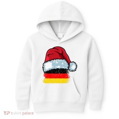 Funny Christmas Hat For Happy Germany Costume Kids Hoodie