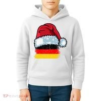 Funny Christmas Hat For Happy Germany Costume Kids Hoodie thumb 4