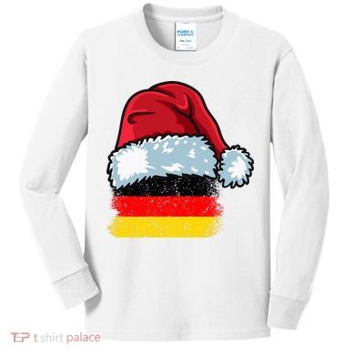 Funny Christmas Hat For Happy Germany Costume Kids Long Sleeve Shirt