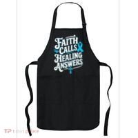 Faith Calls Healing Answers Prostate Cancer Awareness Apron thumb 0