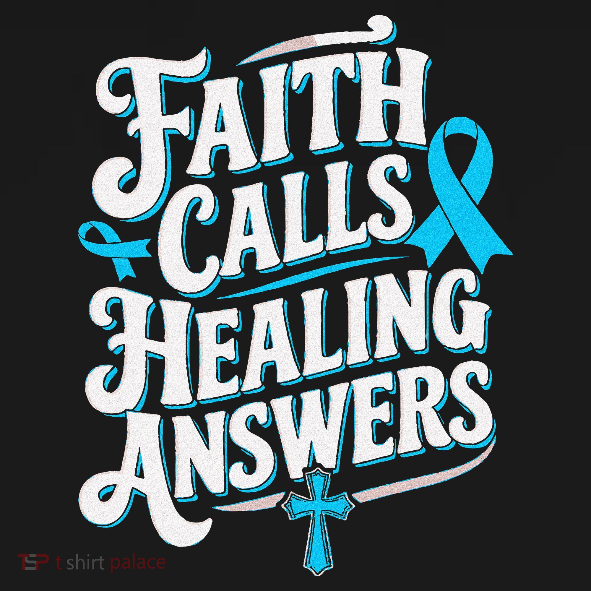 Faith Calls Healing Answers Prostate Cancer Awareness Women's Hoodie