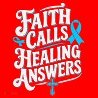 Faith Calls Healing Answers Prostate Cancer Awareness Santa Hat thumb 1