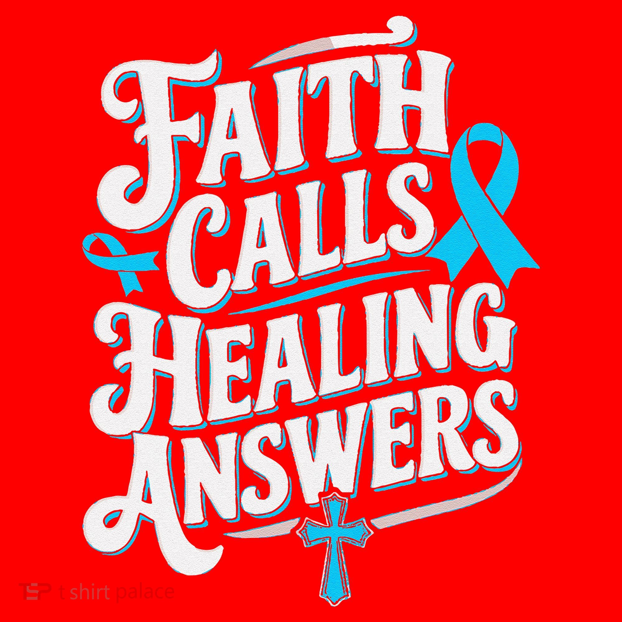Faith Calls Healing Answers Prostate Cancer Awareness Santa Hat