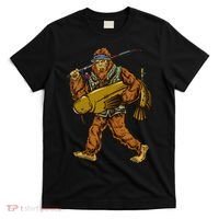 Fishing Catfish Hunting Bigfoot Sasquatch Fishermen T-Shirt thumb 0