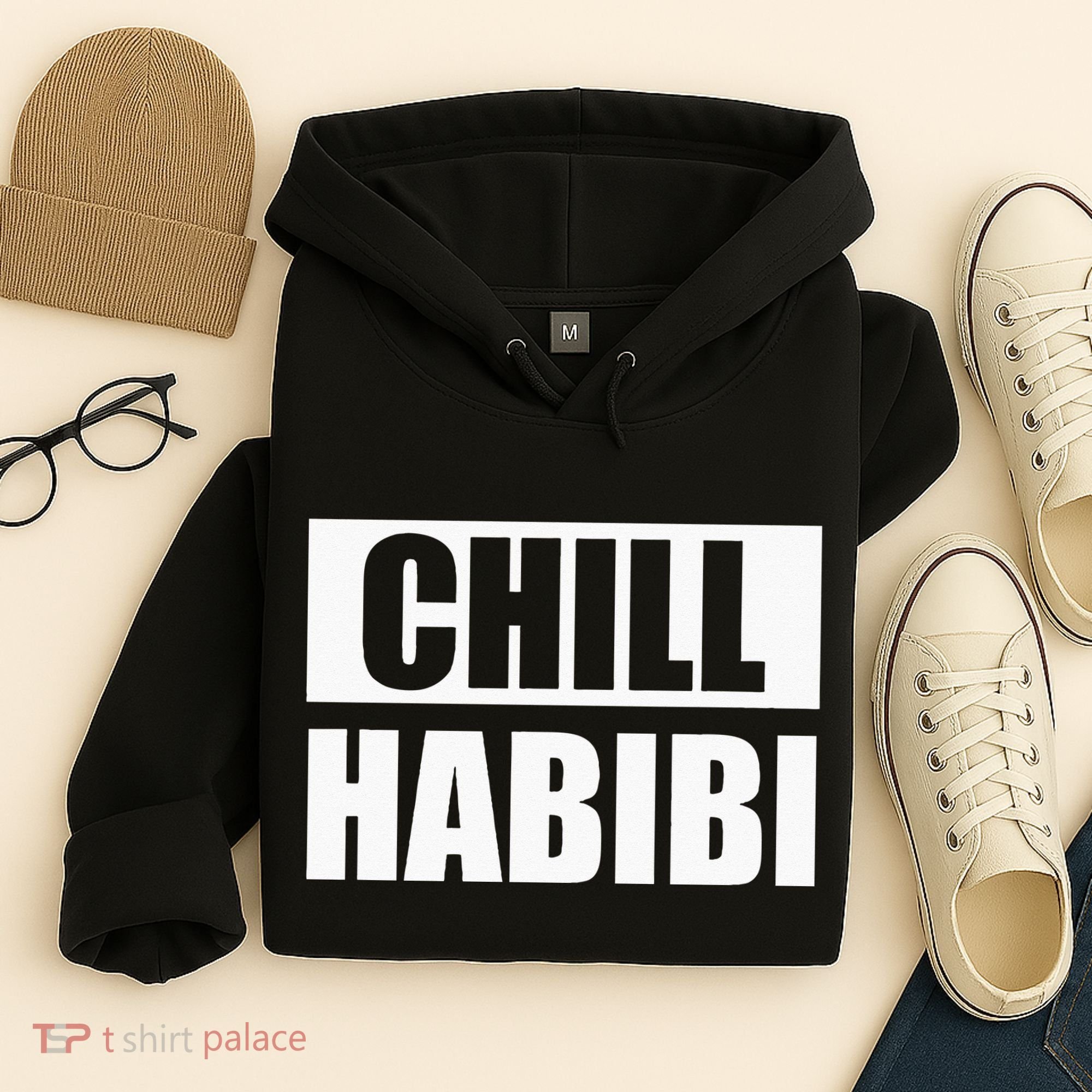 Funny Chill Habibi Graphic Hoodie