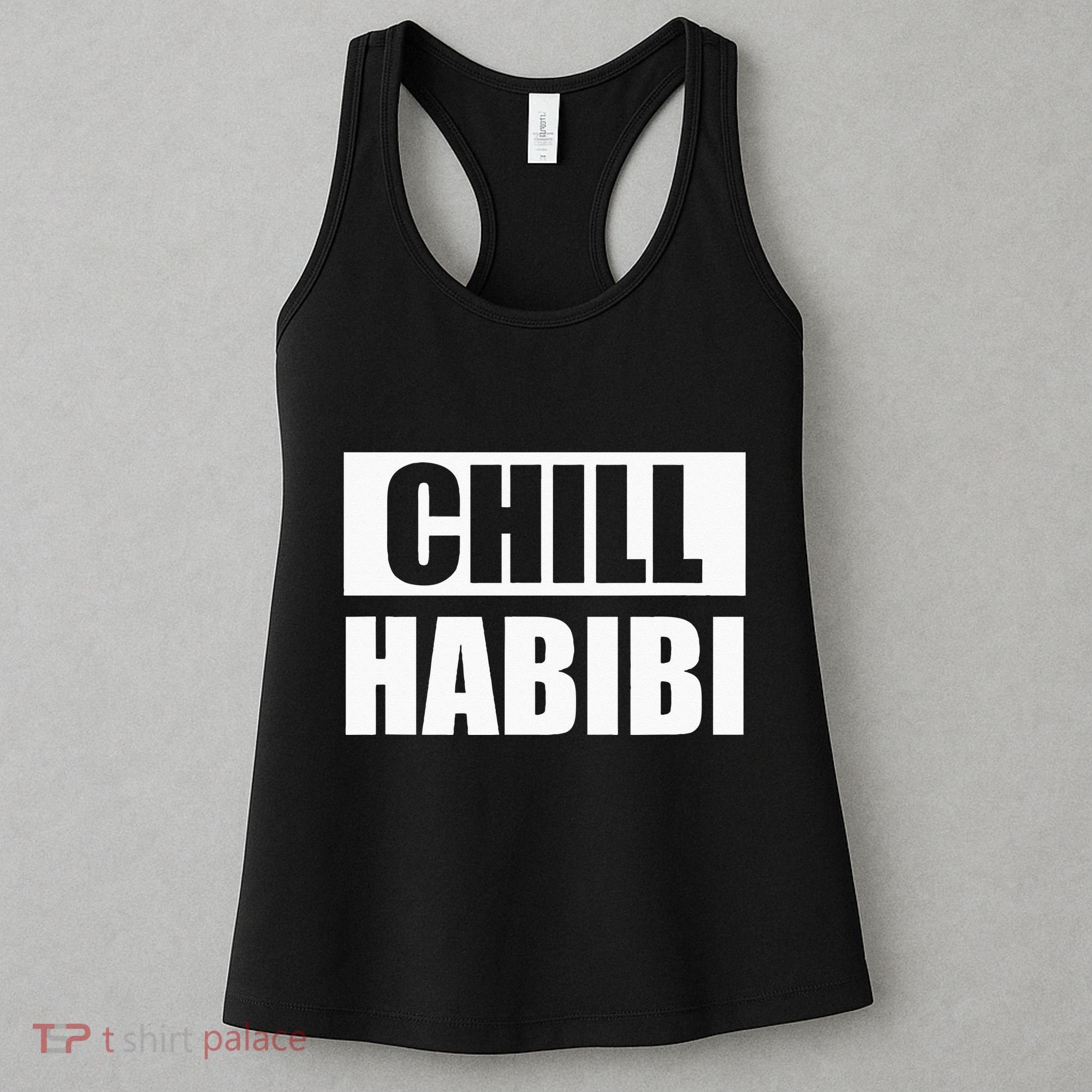 Funny Chill Habibi Graphic Women's Tank Top