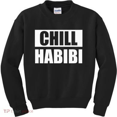 Funny Chill Habibi Graphic Kids Sweatshirt