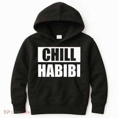 Funny Chill Habibi Graphic Kids Hoodie