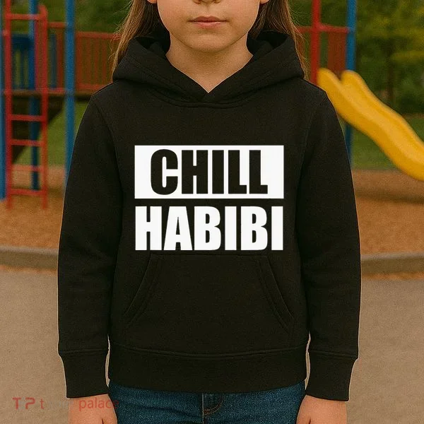 Funny Chill Habibi Graphic Kids Hoodie
