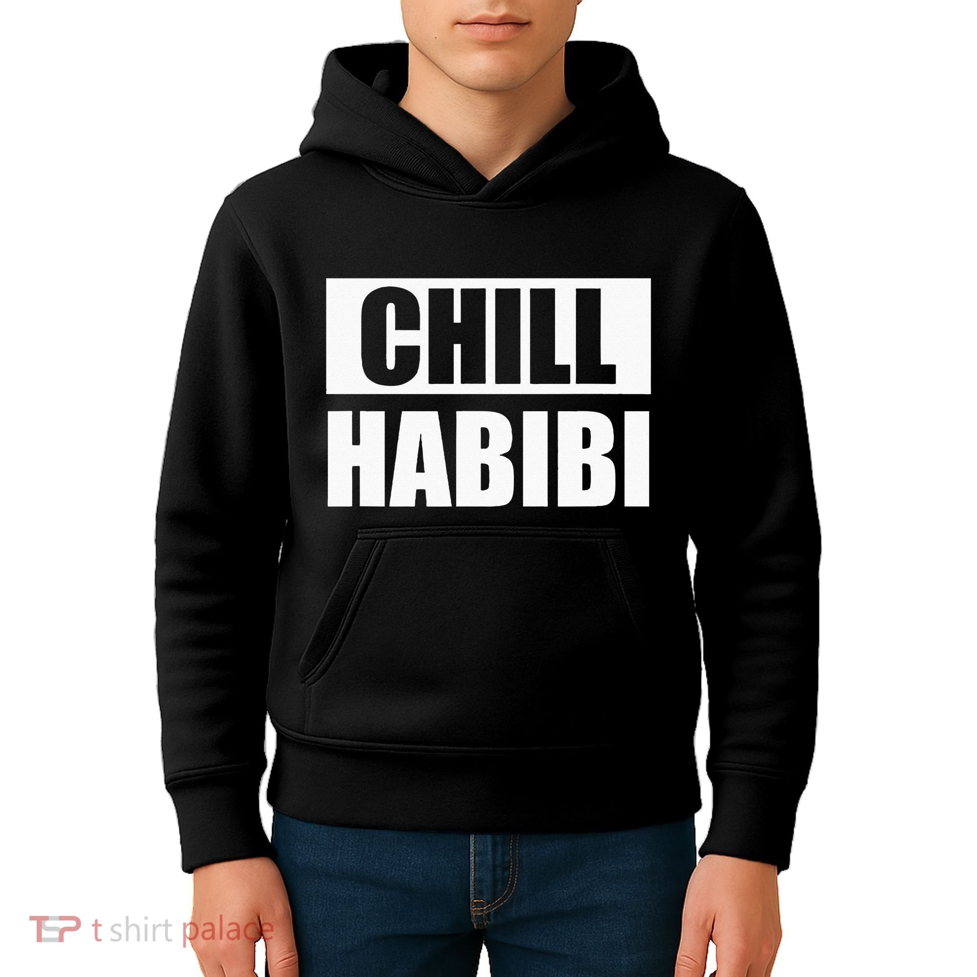 Funny Chill Habibi Graphic Kids Hoodie