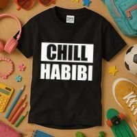 Funny Chill Habibi Graphic Kids T-Shirt thumb 3