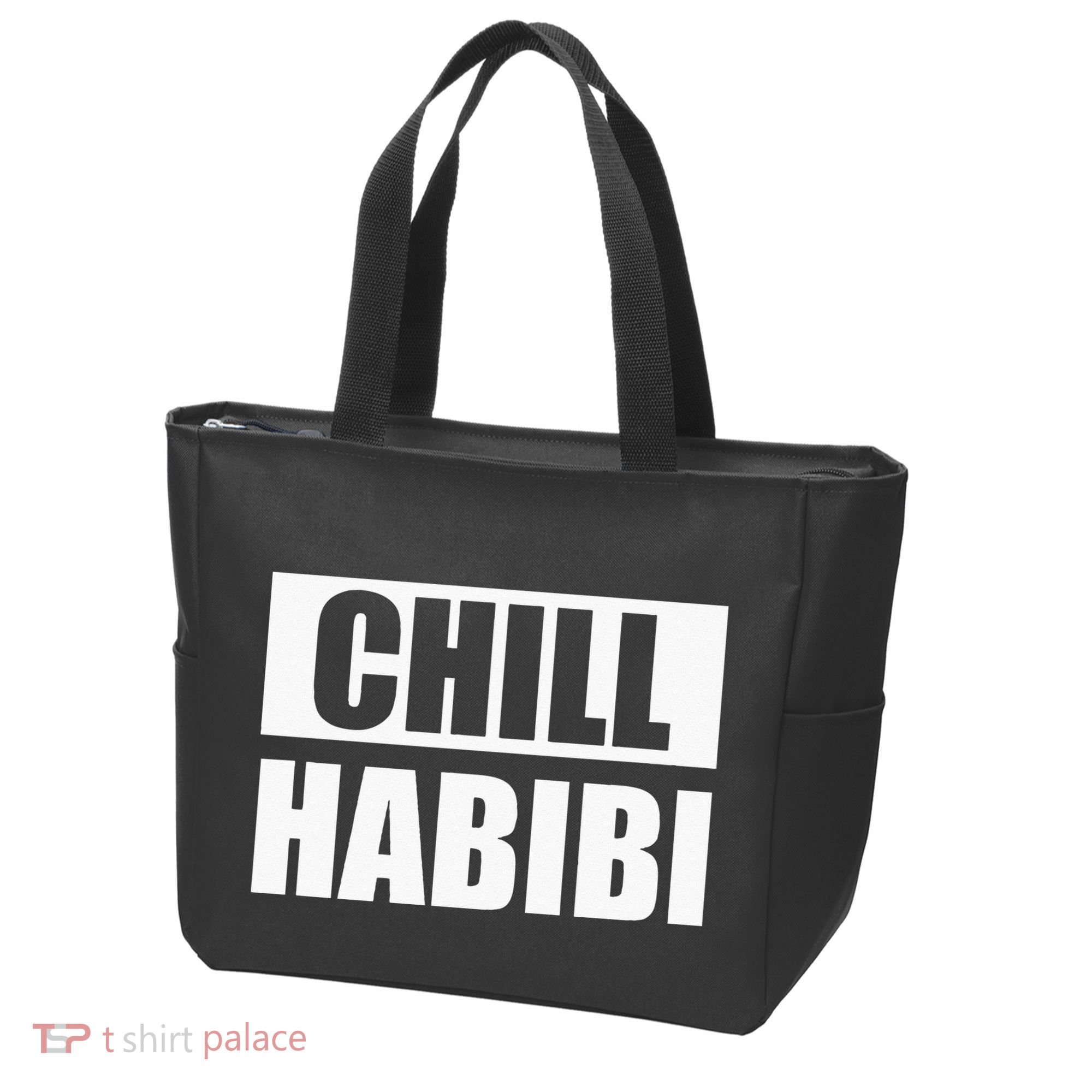 Funny Chill Habibi Graphic Tote Bag