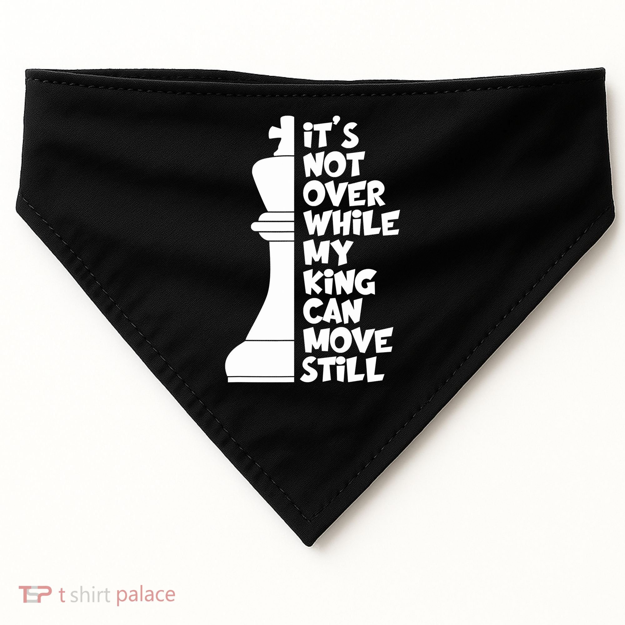Funny Christian It's Not Over While MY King Jesus Can Move Still USA-Made Doggie Bandana