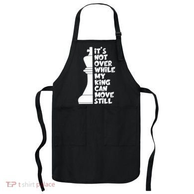 Funny Christian It's Not Over While MY King Jesus Can Move Still Apron